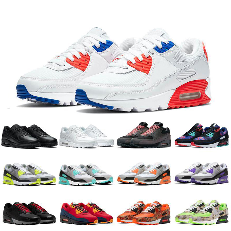 

90s mens running shoes men women trainers sports sneakers triple white black red pale Ivory photo blue cny lahar escape hyper grape shoe, Color#7
