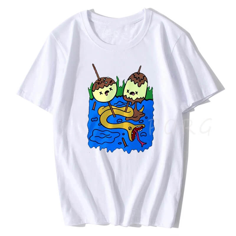 

Princess Bubblegum Rock Shirt Adventure Time Tshirt Gift T shirts Finn and Jake Tshirts Mens Funny Marceline, White;black