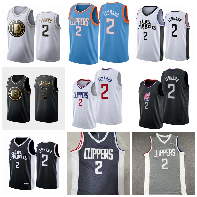 

basketball jersey LosAngelesClippersKawhi Leonard ;The swing man sews a jerseys, Black;red