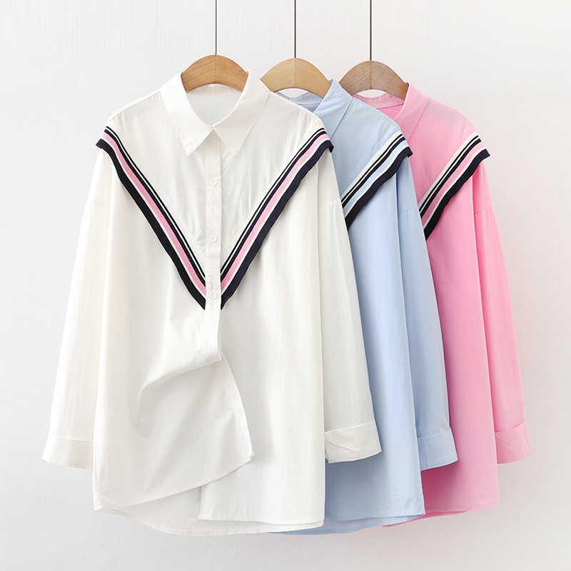 

Vetement Femme Blusa Woman Clothes Womens Tops Fashion Blusas Femininas Blouses Linen Blouse White Shirt Roupas 210604