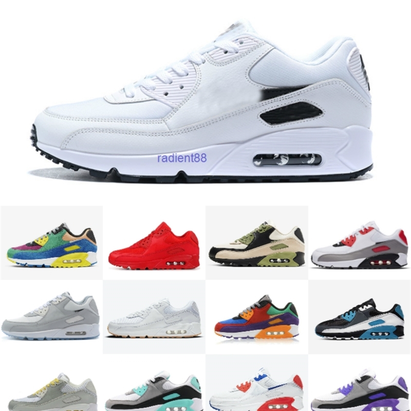 

90 OG Mens Running Shoes University Blue Red 90s Be True Triple Black White Volt Sneakers UNC Hyper Turquoise Royal Grape Infrared Womens, A-b040