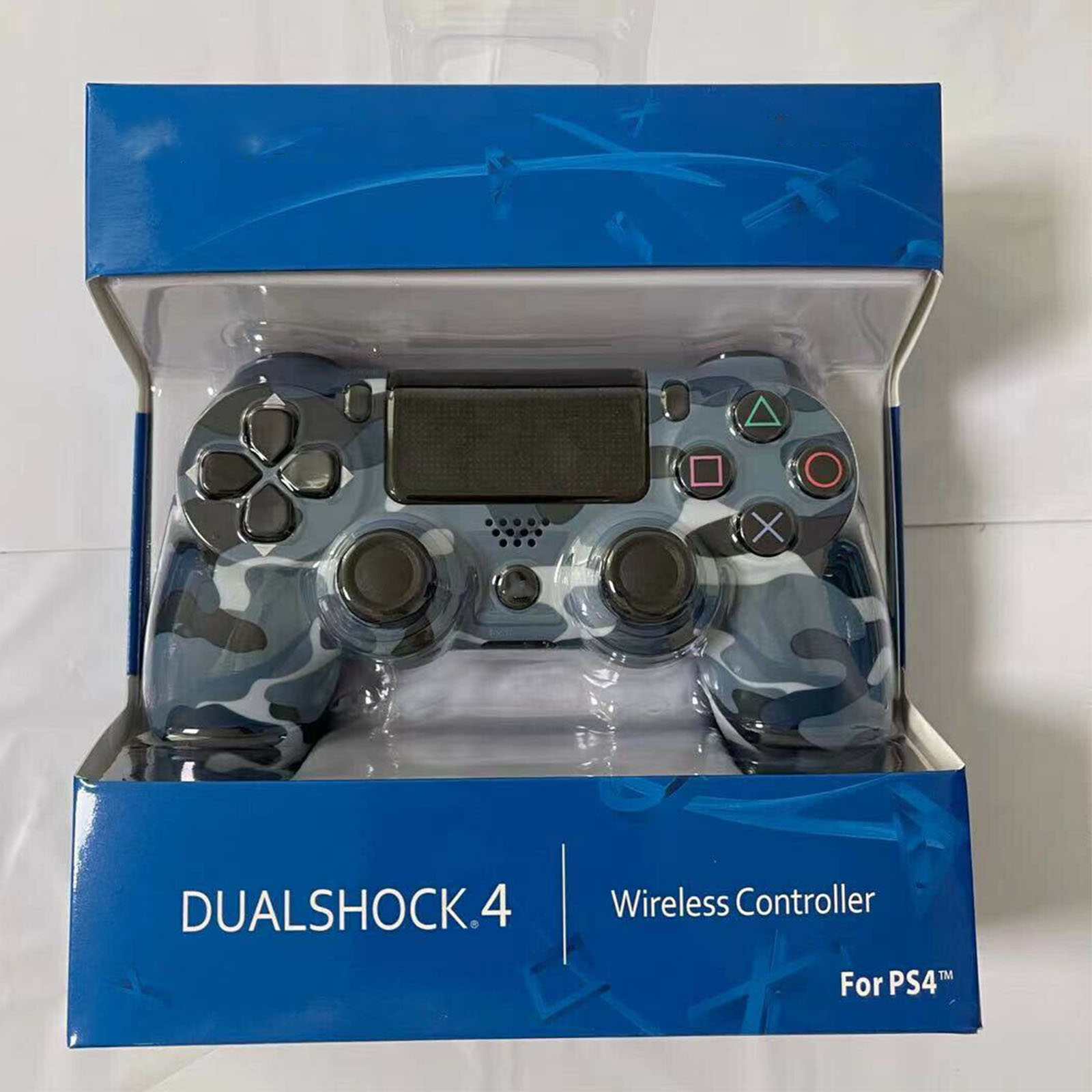 

Wireless PS4 Controller DUALSHOCK4 PS4 For sony PlayStation4 Blue Camo + USB Cable