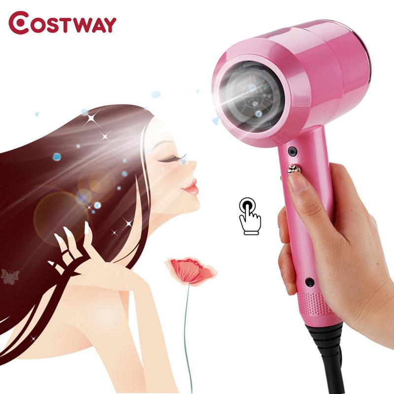 

Electric Hair Brushes Costway 2021 Dryer Hammer-shaped El &salon And Cold Combo Strong Wind