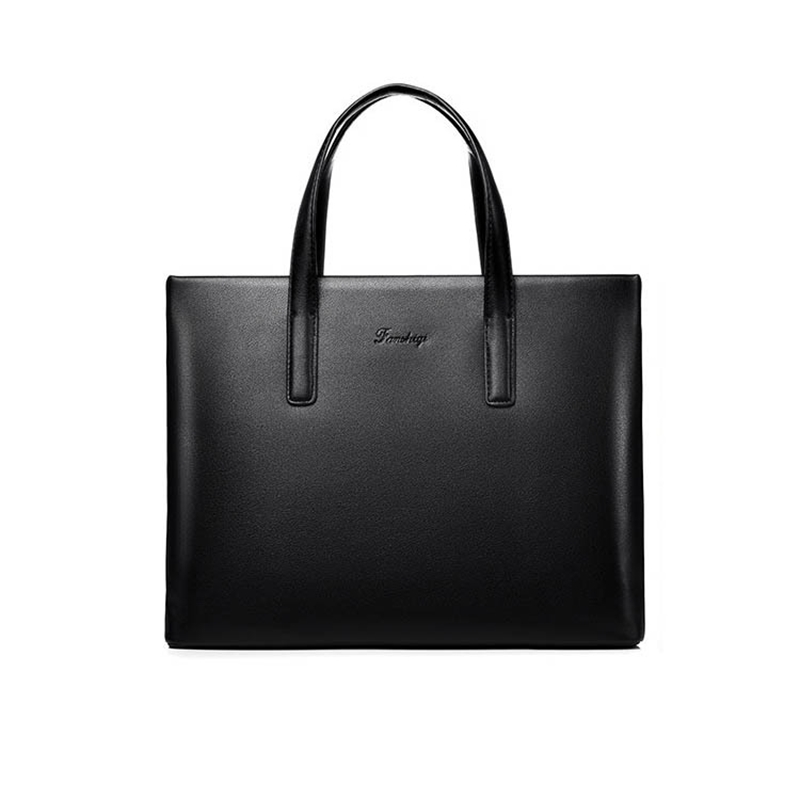 

2020 new hand computer men's bag fashion briefcase, Black
