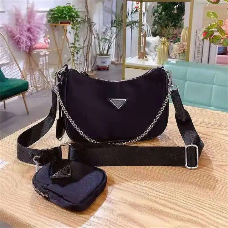 

2 pieces High Quality Handbags Bestselling Wallet Women bags Crossbody Bag Hobo Purses Shoulder With box, No bags