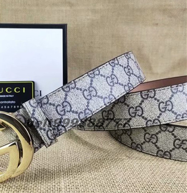 

2021 Fashion Big Buckle Genuine Leather Belt With Box Designer GG&#13men Women High Quality Mens Belts, Black;brown