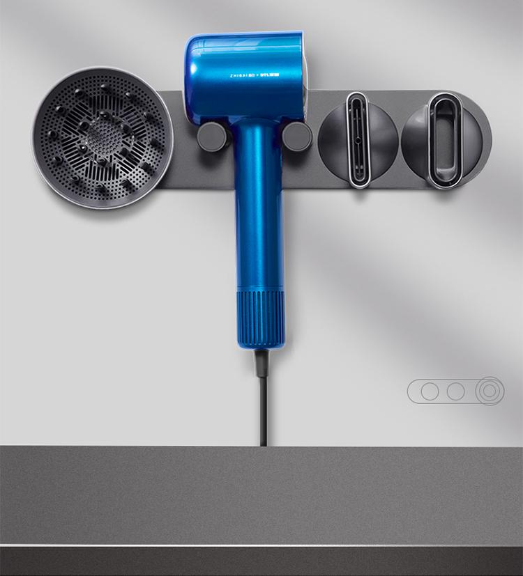 

Electric Hair Brushes Wall Mount Dryer Holder Self Adhesive Magnet Stand Storage Rack Organizer For Blow Bathroom Storag