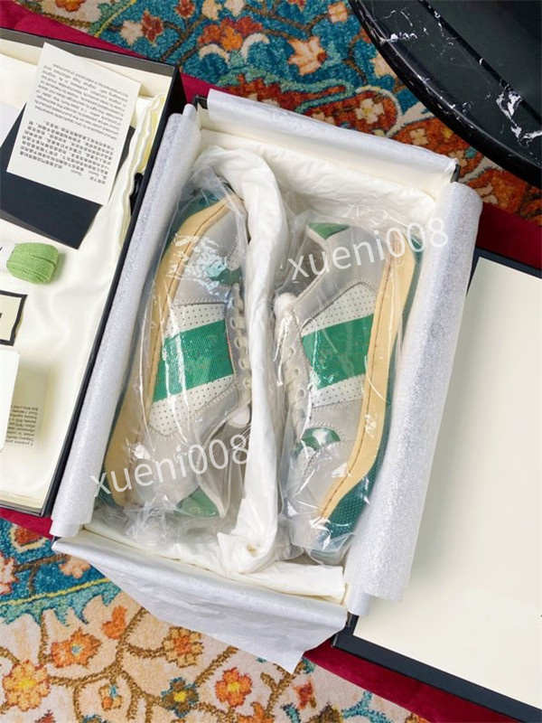 

2021 Fashion Red Bottom Casual 35-41 Shoes Studded Spikes Mens Womens Solid Color Real Leather Elk Skin Trainers Outdoor Party Summer Spring Sneaker jg201003, Choose the color