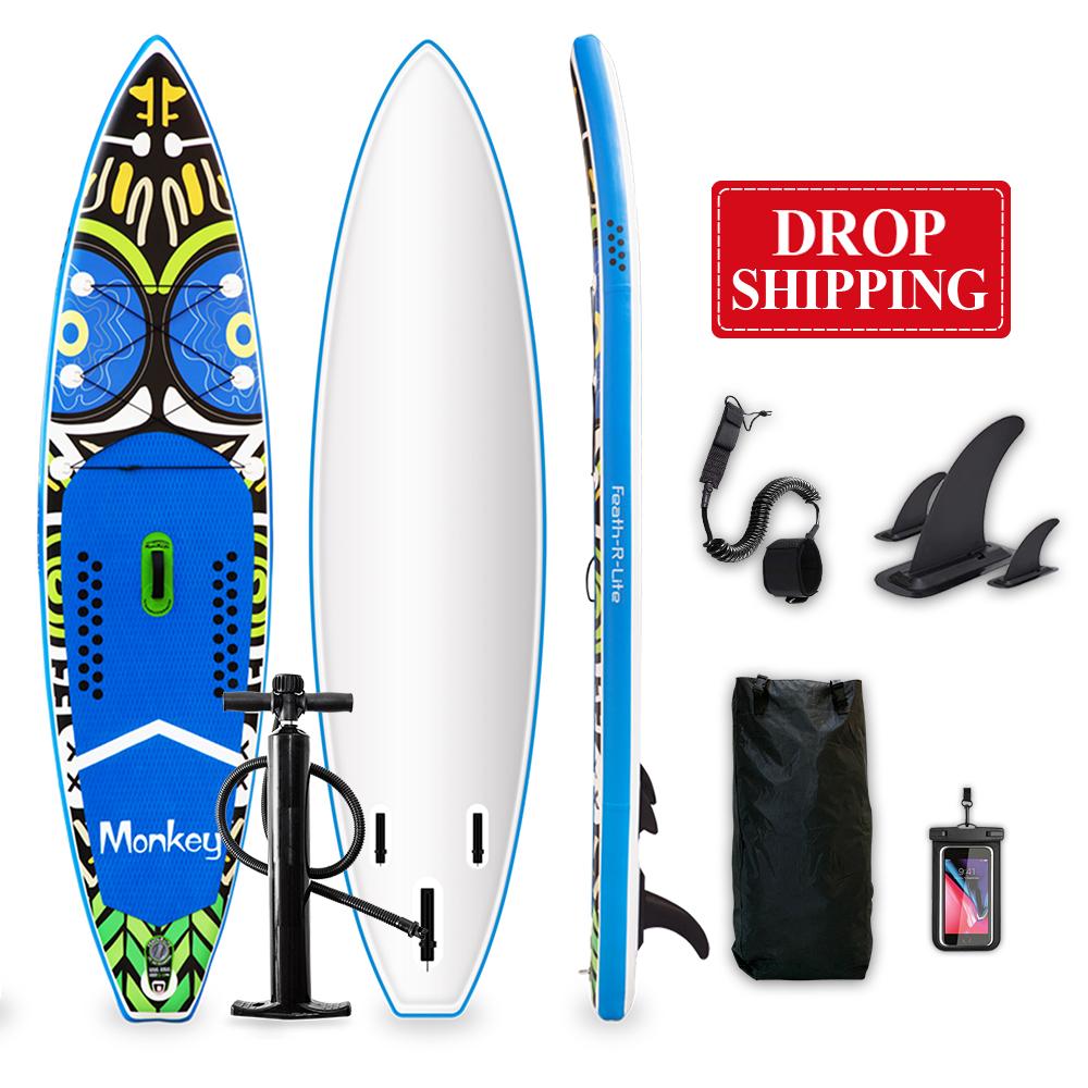 

Funwater Drop Ship Delivery Within 7 Days surfboard 335*83*15cm inflatable paddleboard sup paddle board isup surfing stand up surf water spo