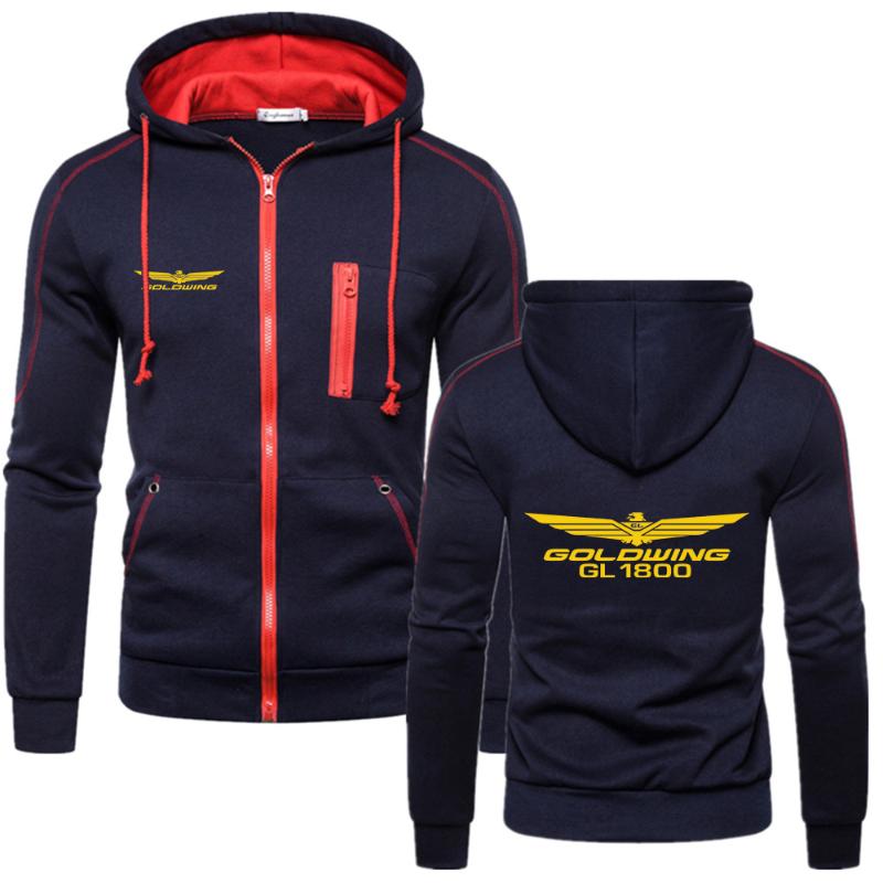 

Men's Hoodies & Sweatshirts GOLDWING GL1800 2021 Jacket Hooded Coats Casual Zip Up Fleece Sweatshirt Fashionable Tracksuit Streetwear Top