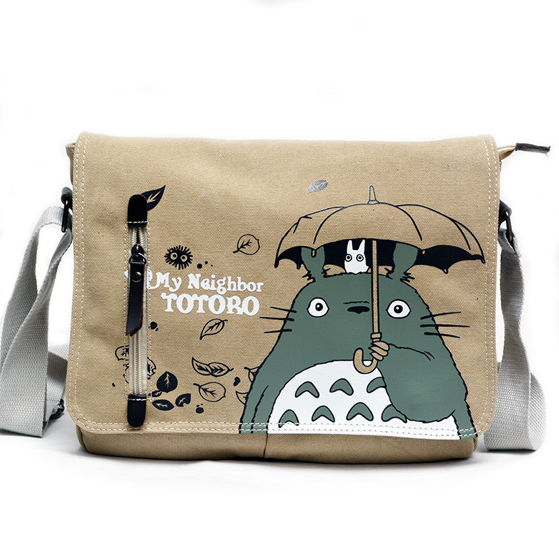 

Shoulder Bag Neighbor Miyazaki My And Men Cute Hayao Large-capacity Creative Fashion Trend School Middle Totoro Wome Stude Wpcoa