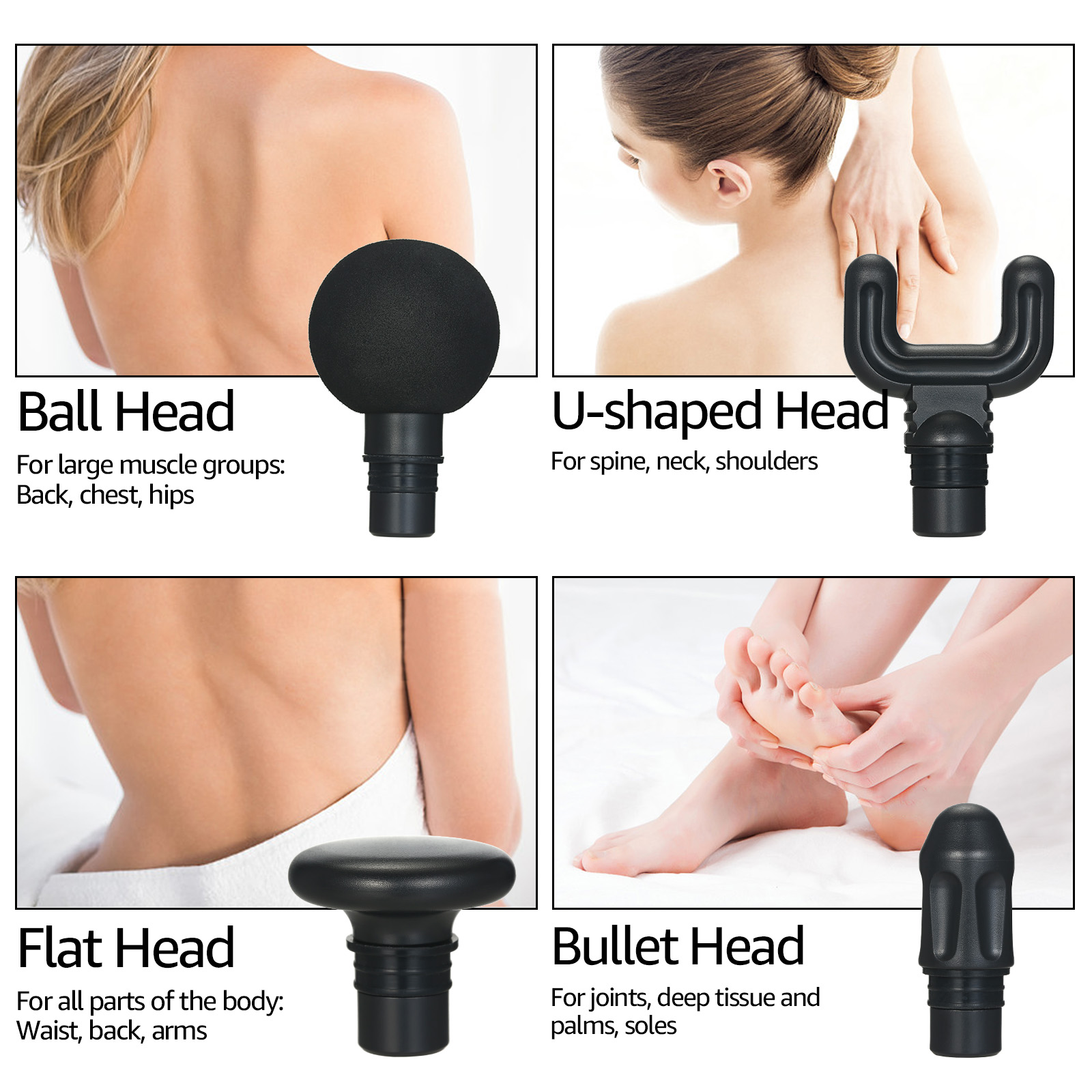 Portable Mini Massage Gun Electric Fascia Gun USB Charging 4 Speeds Handheld Percussion Massager Gun for Pain ReliefScouts-image-734936004