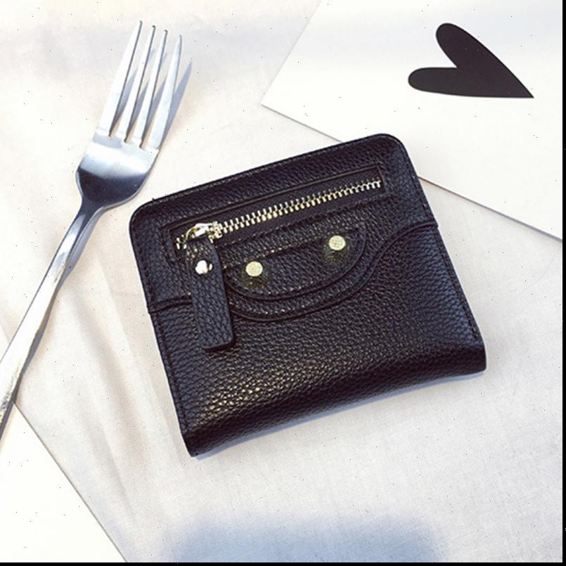 

fashion short women wallets female mini money purses foldable pu leather coin purse card holder for girls, Red;black
