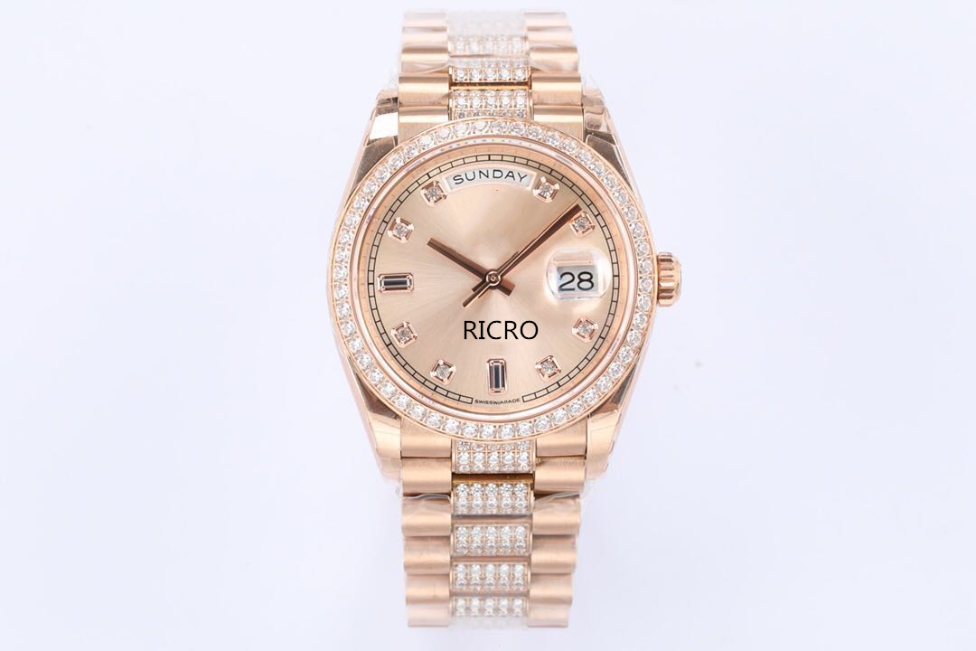 

EW factory top-selling high quality women's watch 36mm middle row diamond ring 3255 mechanical movement sapphire mirror fashion casual sports series, Box