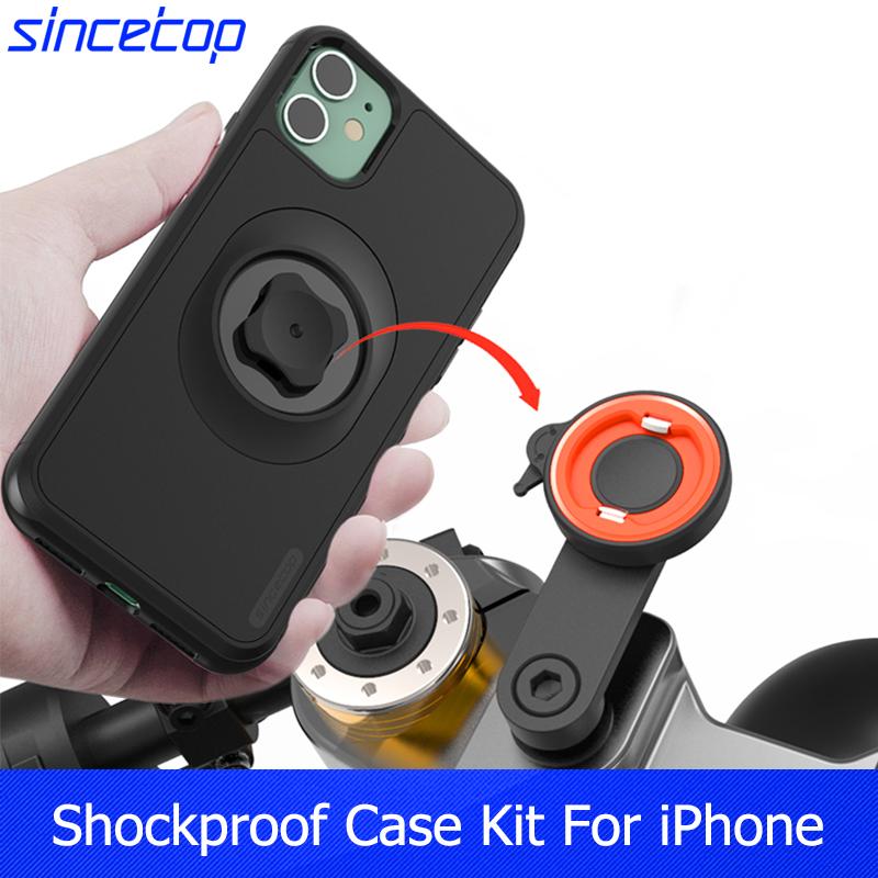 

Cell Phone Mounts & Holders Aluminum Alloy Motorcycle Holder Shockproof Case Kit For 11 Por X XS Max XR 6S 7 8 Plus