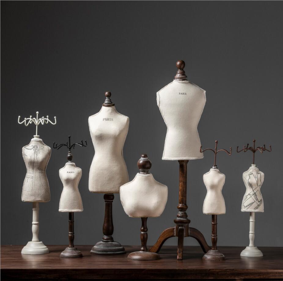 Model props clothing store display rack Commercial Furniture half models body window prop jewelry hanger-image-704678774