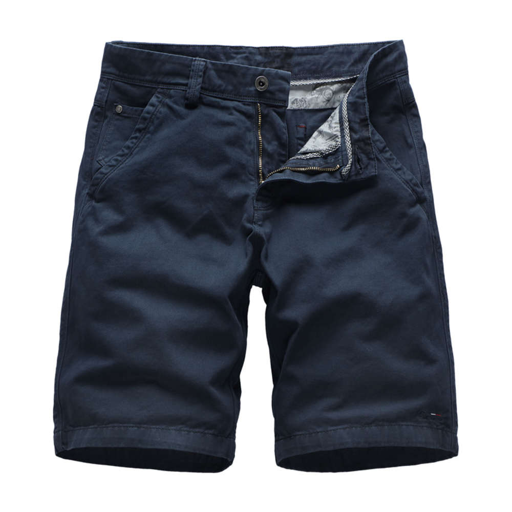 

shorts Summer men's shorts cotton casual breeches loose Capris, White;black