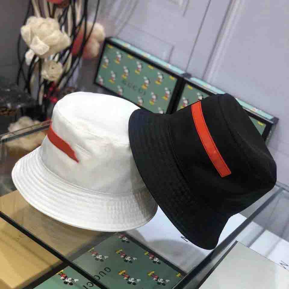 Lettre de luxe pour hommes et lettre de féminin chapeau de pêcheur Bassin Net Rouge Tendance rouge Version haute Version polyvalente 56-62cm
