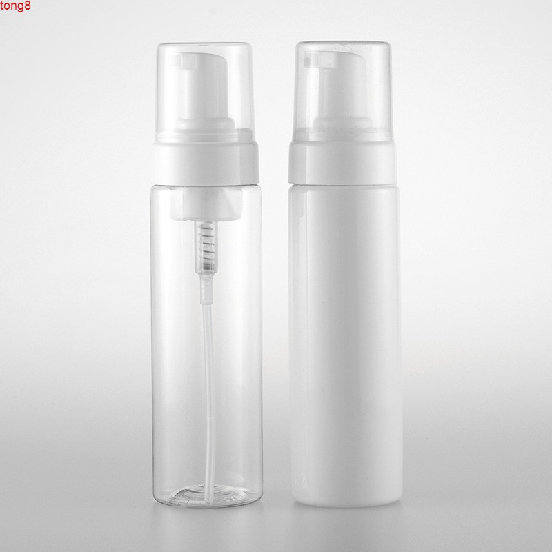 

20pcs 200ml Empty white Liquid Soap Foaming Pump Plastic Bottles PET Bottle Foam For Cosmetics Lotion Personal Carehigh qty