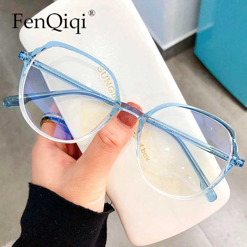 

Fashion Sunglasses Frames Irregular Round Anti-Blue Light Optical Frame Glasses Goggle Eyewear Reading