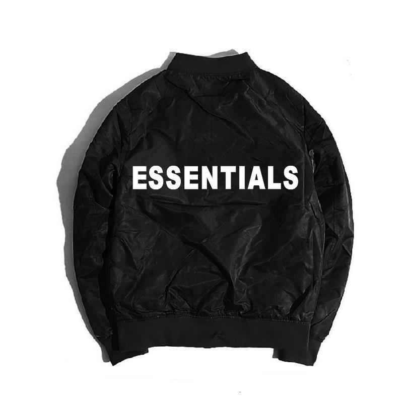 

Jackets Dropshipping Hip Hop Kanye West Fog Essentials Escape Baseball Uniform Men Women Women's Upwear Ma1 Bomber Jas Tops, Black;brown