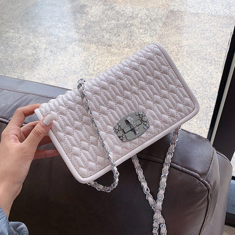 

Shoulder Bags PU Leather Crossbody Women For Bag Small Chain 2021 Summer Elegant Handbags Female Cross Body, Black