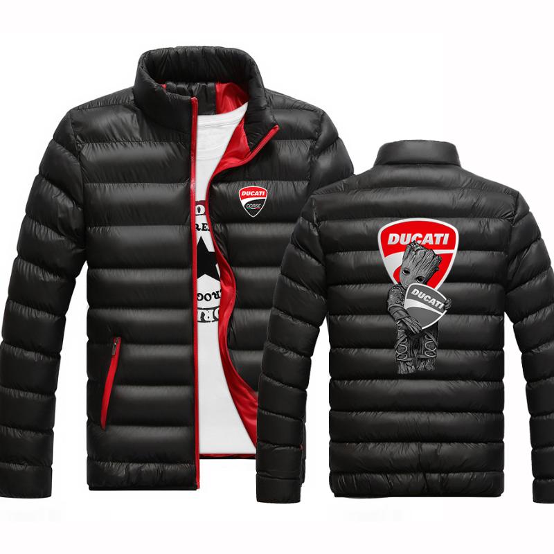Sweats à capuche masculine 2021 Ducati Hiver Men Hood Casual Coton Cotton Maisons rembourrés