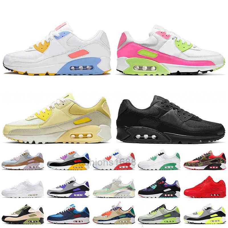 

Big size 12 Womens Mens Running Shoes OG Solar Flare Pink Recraft Lemon Black White Off Trail Team Gold Volt tennis trainers sneakers, #1 pink 36-40