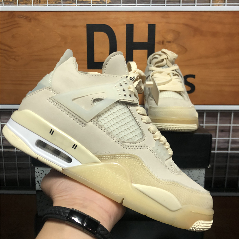 

Top Quality New 4s Basketball Shoes Jumpman 4 Retro Black Cat Cactus Jack Universitys Blue Union Men Women Sneakers Off White Sail Kaws Trainers With Box For Free, Style 26