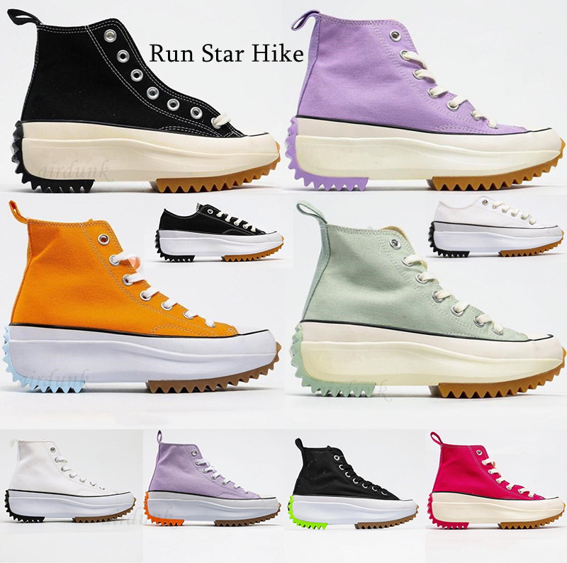 

2021 Women Jagged Run Star Hike Casual Shoes Leopard Orange Black Yellow white High top stars Classic Thick bottom womens Canvas Shoe Size 36-40, I need look other product