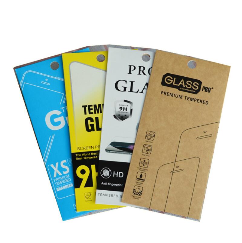 

Empty Retail Package Box Pack Bag Tempered Glass 9H Screen Protector for iphone 12 11 Pro XR XS Max Samsung S20 S21 Note20 Huawei