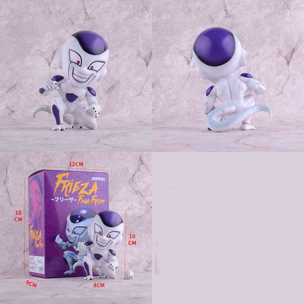 

Finger heart and finger Frieza 10-11cm PVC Action Figure Toys Dolls X0503, White