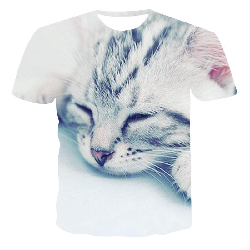 

Men's T-Shirts 2021 3D Printing Young Men And Women Animal T-shirt Harajuku Casual Top Short Sleeve XXS-6XL, Cat60396