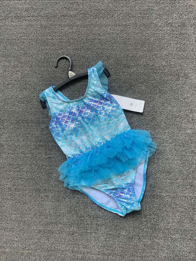 

Children's suit Blue solid  women's triangle multi long swimsuit, Black