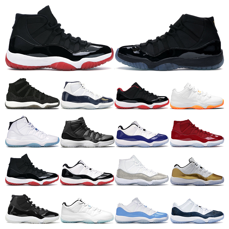 

11s mens basketball shoes 11 women bred 25th Anniversary Citrus Legend Blue Gamma Rose Gold sports sneakers trainers, Platinum tint