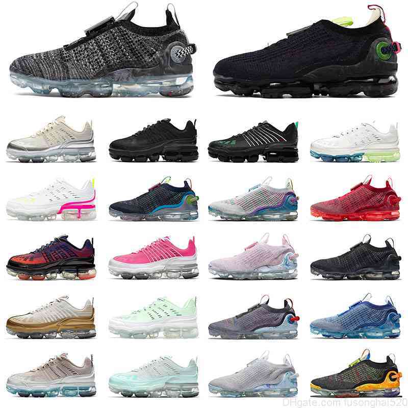 

Outdoor Trainers Men Women Vapourmax Flynit-2020 shoes Sports 360 Sneakers Black White Oreo Gray Stone Blue Pink Red\rair\rvapor\rairmax max