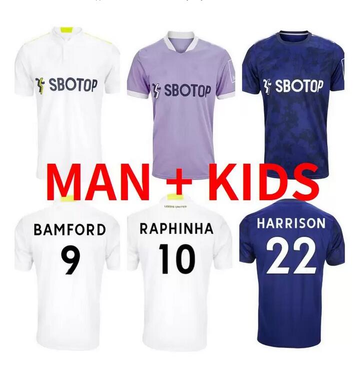 

2021 2022 leeds soccer jerseys utd COSTA ALIOSKI BAMFORD Hernandez 21 22 Klich Rodrigo M PHILLIPS HARRISON T ROBERTS COOPER POVEDA goalkeepe, Kids size