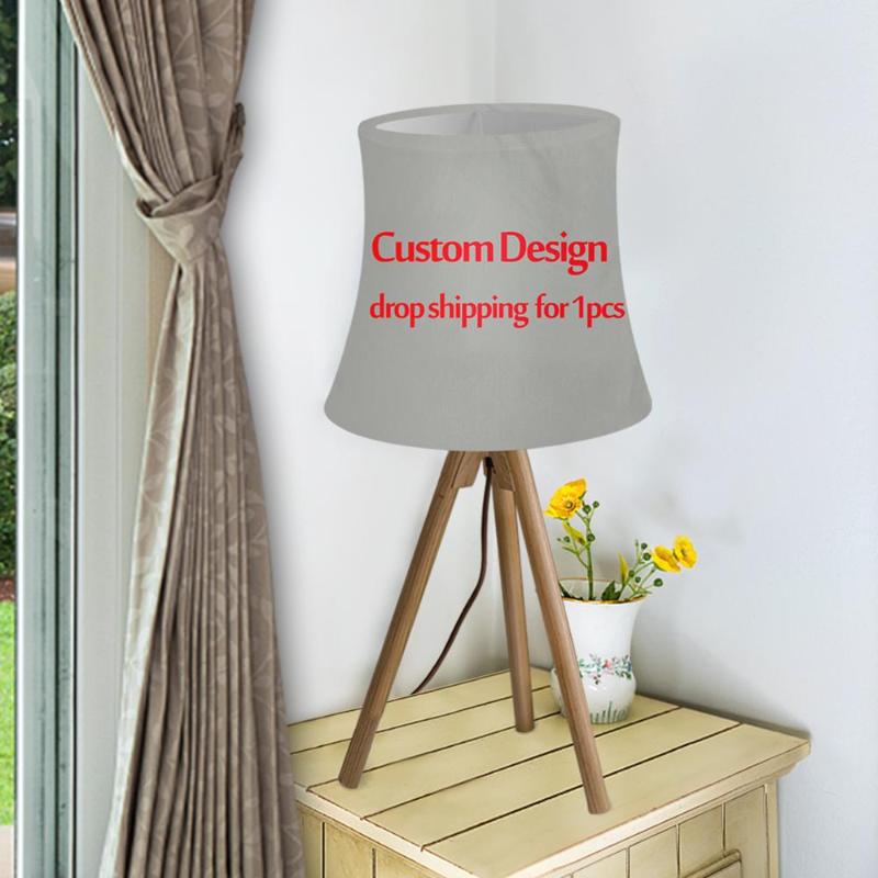 

Lamp Covers & Shades Custom Your Design/logo/name For Table Modern Mini Chandelier Lampshade Elastic Round Fabric Washable Cover