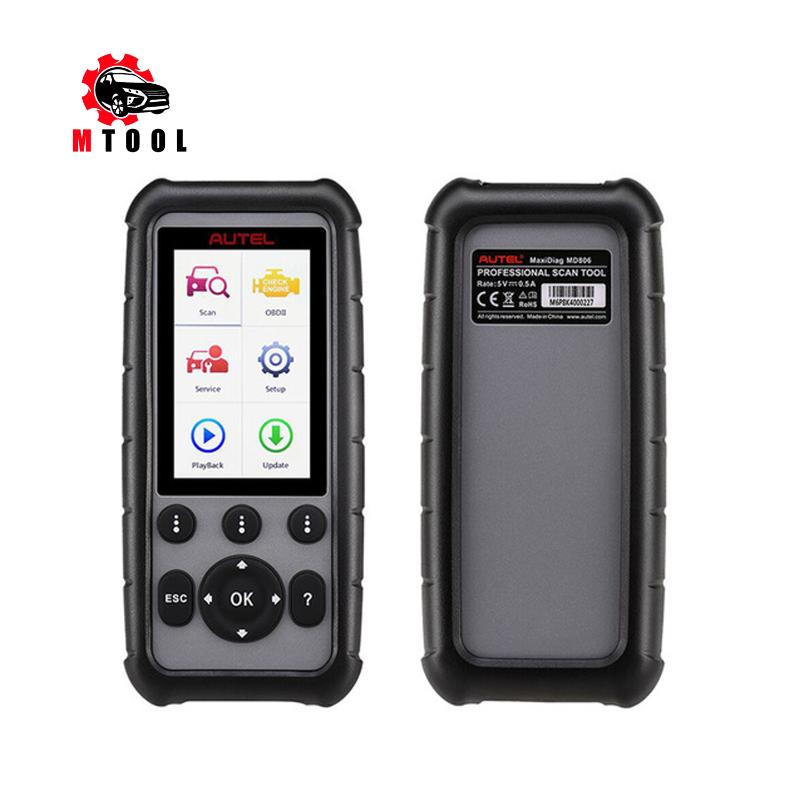 

Code Readers & Scan Tools Autel MaxiDiag MD806 Pro OBD2 Car Automotive Diagnostic Tool OBD 2 Auto Scanner Full System Diagnoses PK MD802 MD8