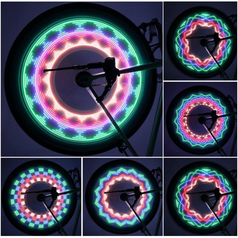 

Waterproof 32-LED Bicycle Bike Riding Spoke Lights Reflective Rim Light For MTB Wheel Tire Cycling Accessories Portable Traffic