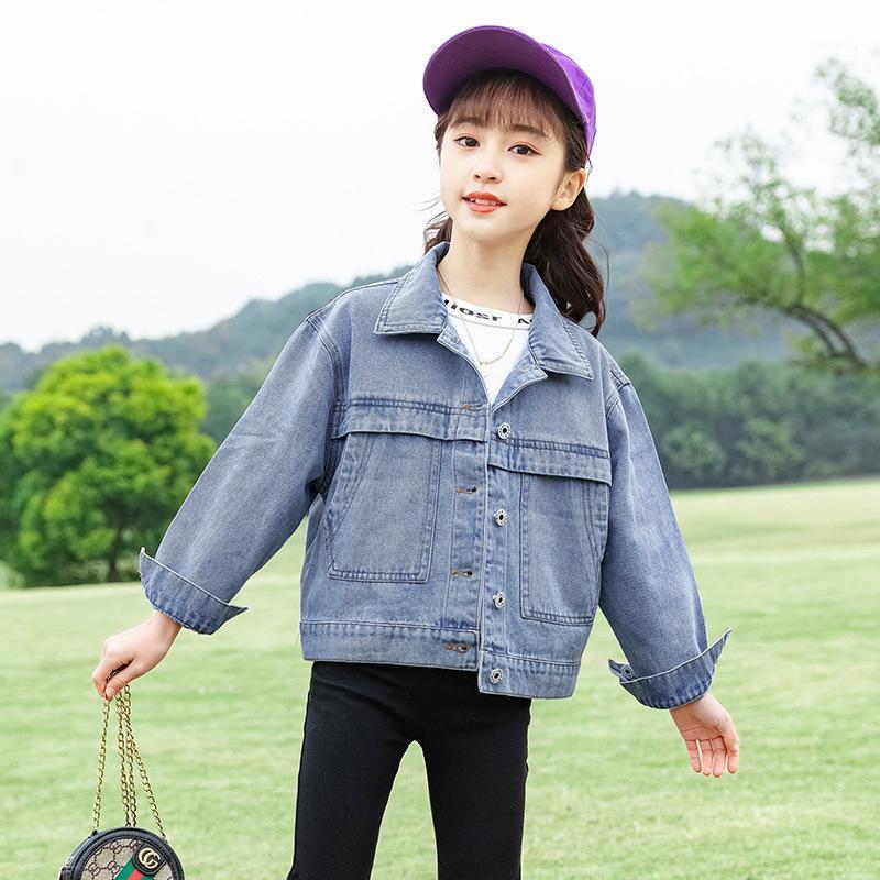 

Jackets 2021 Girls Baby's Kids Coat Jacket Jean Outwear Winter Autumn Thicken Warm Overcoat Top Outdoor Sport Birthday Children's Clothi, Blue;gray
