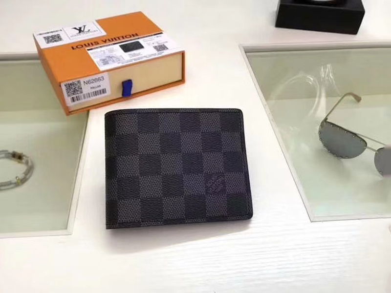 

Lv LOUIS BAG VITTON Paris plaid style mens wallet luxury men purse special canvas multipleshort small bifold wallets, Red;black