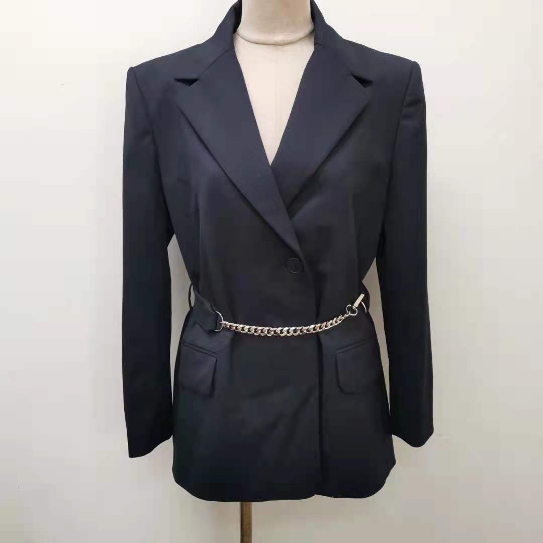 

women's suits & blazers female blazer jacket, jacket with a button engraved long sleeve stripes buvl, White;black