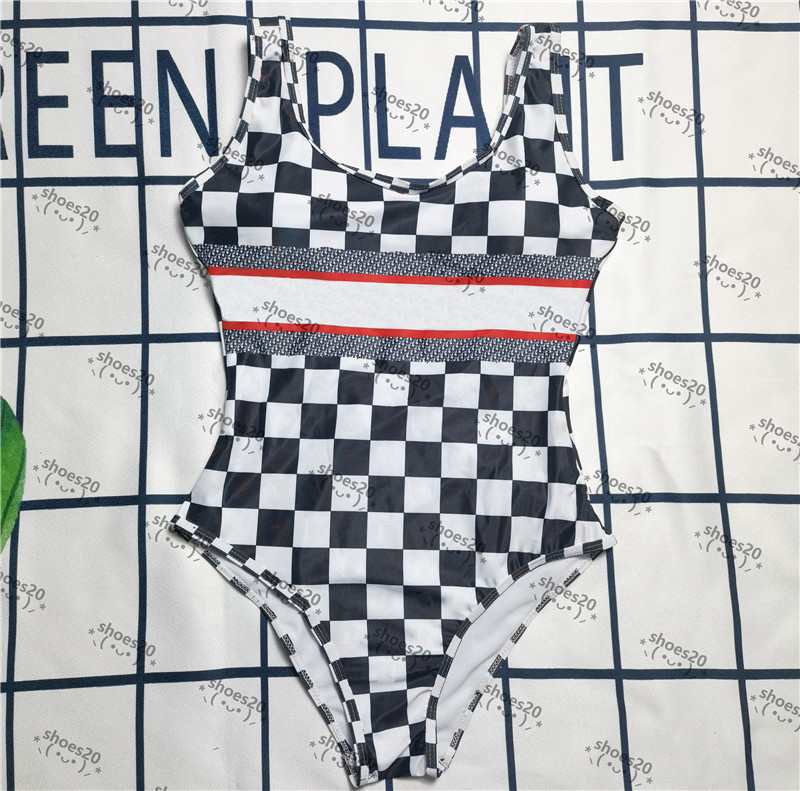 

Top Classic Swimwear Hipster Padded Designer Women's One-piece Swimsuits Outdoor Beach Swimming High Quality Bandage Luxury Wear