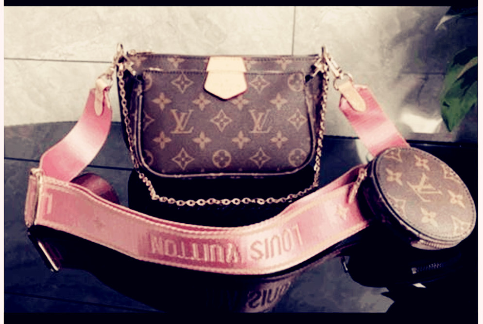 

Luxury brand MULTI POCHETTE ACCESSOIRES Women Genuine Leather Shoulder Crossbody Bag Wallet bags Three items totes LOUIS'S VUTTON'