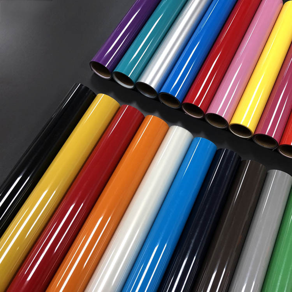 50cm Wide Assorted Colors Heat Transfer Vinyl Sticker PVC Self Adhesive Craft Sign Vinyl For Cutters & Decals Easy Cut&Weed DP01-20-image-738571662