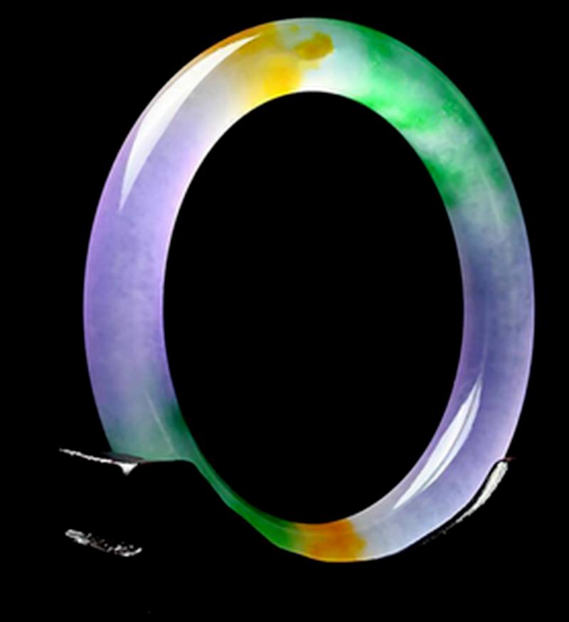 

Bangle Natural 56-62mm Nephrite Lavender Green Quartz Stone Jade Jadeite Bracelet
