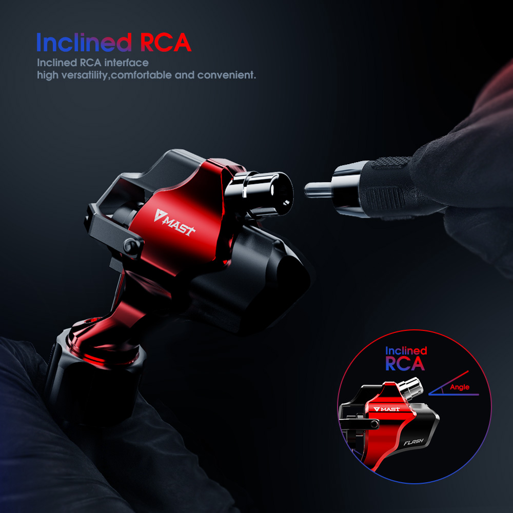 

Rotary Tattoo Machine Mast Flash Machine Coreless Motor Liner Shader RCA Cord Tattoo Supplies Tattoo MachineScouts