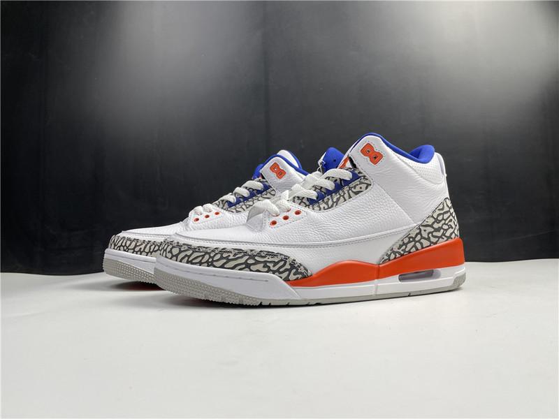 

top Quality 3 Racer Blue Men Basketball Shoes Mocha Knicks 3s White Black-Cement Grey-Racer outdoor Sneakers With Original Box CT8532-145