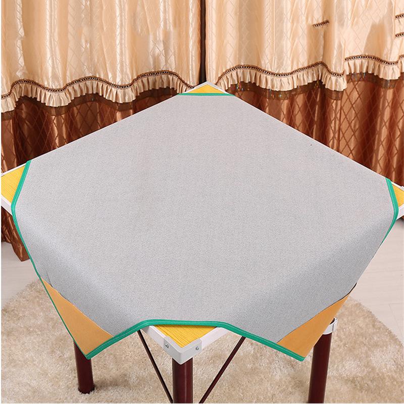 

Table Cloth One Side Is Flocking,non-slip.another PU Leather,thick Party Mahjong Reduce The Noise Mat